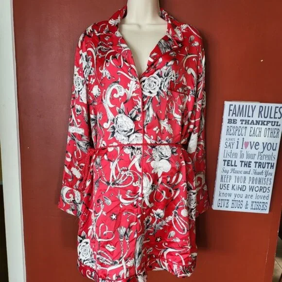 VICTORIA’S SECRET Floral Romper Pajamas S - Picture 3 of 5